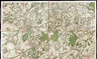 Map of Aalst, Belgium